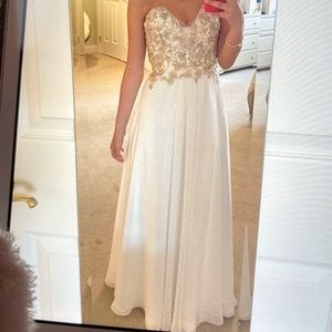 Faviana Strapless Prom Dress